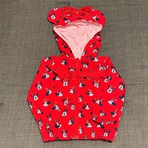 Disney Red Minnie Mouse Kids Jacket- in excellent condition